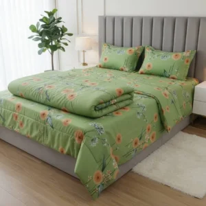 Premium Twill Cotton Comforter Green
